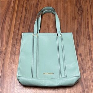 Steve Madden Light Sage Green Tote Computer Bag Purse